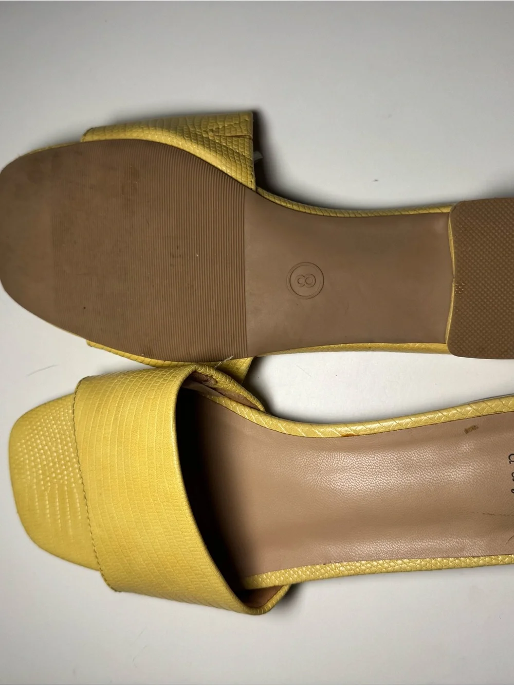 Target Yellow Women's Slide Sandals